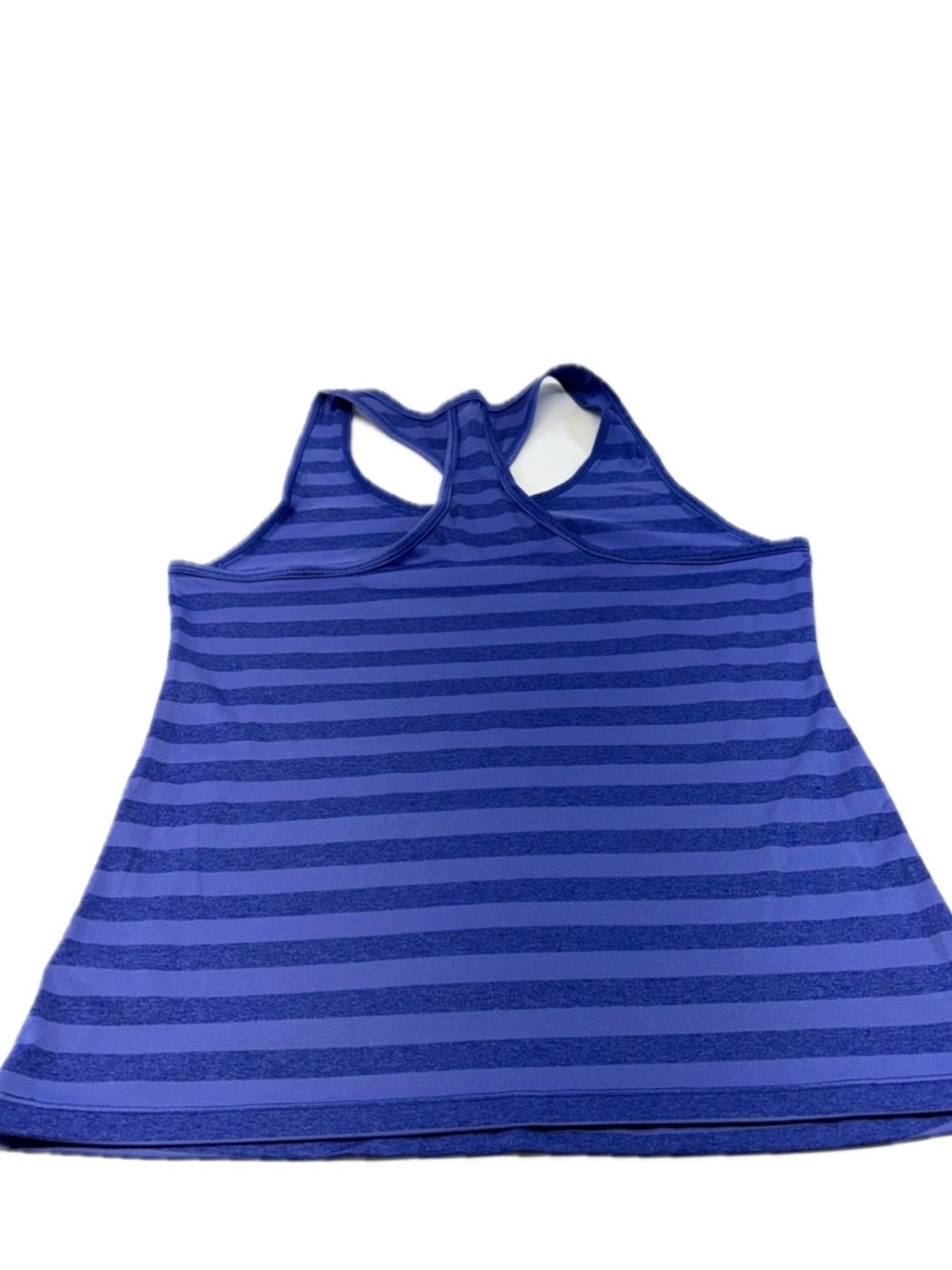 New Balance Purple Striped Racerback Workout Tank Top - Size M